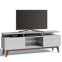Rack Classic 180cm 2 Gavetas com Prateleira Branco Acetinado - Imcal