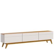 Rack Classic 3 Gavetas 1.8 Imcal 11233 Off White Nature Sala Rack Classic 3 Gavetas 1.8 Imcal 11233 Off White Nature Sala