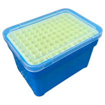Rack com 96 unidades da Ponteiras Eppendorf de 0 a 200ul Rack com 96 unidades da Ponteiras Eppendorf de 0 a 200ul