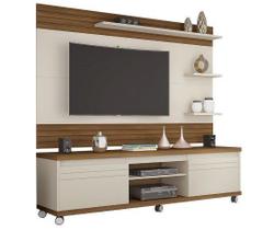 Rack Com Painel 1.80 TV Até 72 Portas Nichos Prateleiras Rodízios Mirage Rack Com Painel 1.80 TV Até 72 Portas Nichos Prateleiras Rodízios Mirage