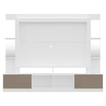 Rack com Painel 65 Prateleiras com Espelho Oslo Branco