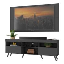 Rack com Painel até 65" e Pés Retrô Flórida Multimóveis Rack com Painel até 65" e Pés Retrô Flórida Multimóveis