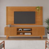 Rack com Painel até 70 Polegadas com Ripado 200cm Trunfo Candian