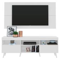 Rack Com Painel E Suporte 65" Retrô Multimóveis V3134 Rack Com Painel E Suporte 65" Retrô Multimóveis V3134