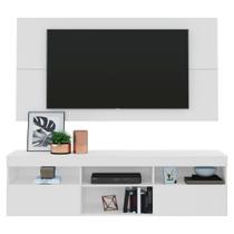 Rack com Painel e Suporte TV 65" Flórida Multimóveis V3112 Rack com Painel e Suporte TV 65" Flórida Multimóveis V3112