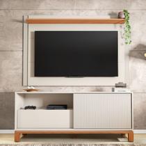Rack com Painel Extensível para TV até 65 Polegadas 1 Portas 1 Gaveta Mondrian Caemmun