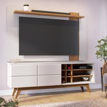 Rack com Painel Extensível para TV até 70 Polegadas 180cmx172,2cm Pés em Madeira Maciça Adega Noronha