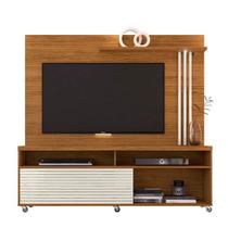 Rack com Painel Frizz TV até 65 Polegadas Cor Naturale e Off White - Madetec