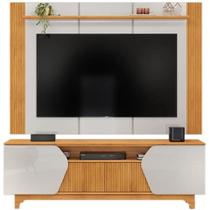 Rack com Painel Helo para TV até 60 Polegadas 4 Portas DJ Cor Bali Cedro