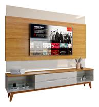 Rack com Painel Limit 1.8 Off White com Nature - MoveisAqui