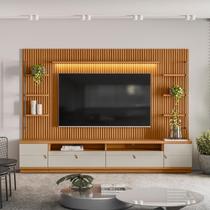 Rack com Painel Ouro Preto Rack com Painel Ouro Preto