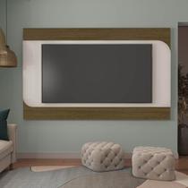 Rack com Painel p/ TV até 86" com 2 Portas Elegance Pinho/Off White - Artely