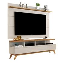 Rack com Painel para Sala TV 65" 2 Gavetas Vivare Wood 1,60 Giga Móveis Rack com Painel para Sala TV 65" 2 Gavetas Vivare Wood 1,60 Giga Móveis