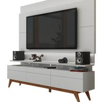 Rack com Painel Para TV 60 Polegadas Branco Classic +3G 2.2 com LED - Imcal Móveis