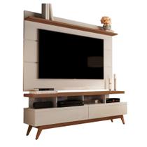 Rack com Painel para TV 65" Sala Vivare Wood 1,60 Giga Móveis