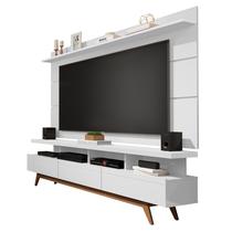 Rack com Painel para TV 70" Sala Vivare Wood 1,80 Giga Móveis