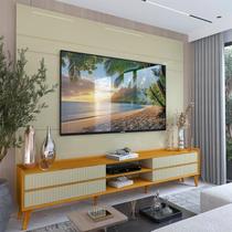 Rack com Painel para Tv 84 Polegadas 4 Gavetas com Pés Madeira 217cm 100% Mdf Luminare/magnífico