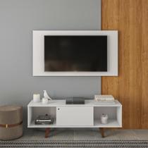 Rack com Painel para TV até 42 Polegadas Polo Branco 135 cm Rack com Painel para TV até 42 Polegadas Polo Branco 135 cm
