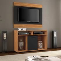 Rack com Painel para TV até 43 Polegadas 106cmx153cm Show Marrom Freijó Trend/Preto Tx Rack com Painel para TV até 43 Polegadas 106cmx153cm Show Marrom Freijó Trend/Preto Tx