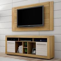 Rack com Painel para TV Até 50 Polegadas 2 Portas com Rodízios Firenze Valdemoveis