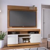 Rack com Painel para TV até 55 Pol 136x168cm Freijó Off White