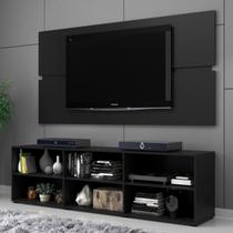 Rack com Painel para TV até 55 Polegadas 180cmx141,8cm Imperador Preto Rack com Painel para TV até 55 Polegadas 180cmx141,8cm Imperador Preto