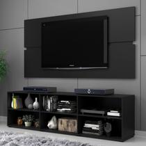 Rack com Painel para TV até 55 Polegadas 180cmx141,8cm Imperador Preto