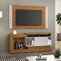 Rack com painel para tv até 55 polegadas nt 1065 - freijo trend / off white freijo - NOTÁVEL