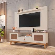 Rack com Painel para TV até 60 Polegadas Retrô Esmeralda Versátile