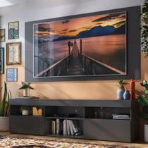 Rack com Painel para TV até 65" Flórida Multimóveis Preto