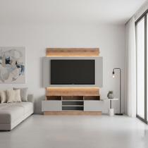 Rack com Painel para TV até 65 Polegadas 180cmx195cm 2 Gavetas Bp107010