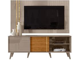 Rack Com Painel Para TV até 65 Polegadas 2 Portas Cronos Fendi Naturale - Madetec