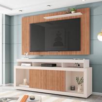 Rack com Painel para TV Até 65 Polegadas com Ripado Esmeralda Rack com Painel para TV Até 65 Polegadas com Ripado Esmeralda