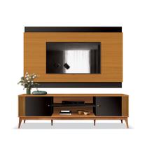 Rack com Painel para Tv até 65 Polegadas Legacy EDN Móveis Cedro preto