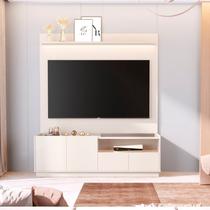 Rack com Painel para TV até 75 Polegadas 100% MDF 187cmx219cm Vitoria Regia Yescasa Rack com Painel para TV até 75 Polegadas 100% MDF 187cmx219cm Vitoria Regia Yescasa
