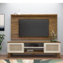 Rack com Painel para TV até 75 Polegadas com Dobradiças Metálicas Charlotte Rack com Painel para TV até 75 Polegadas com Dobradiças Metálicas Charlotte