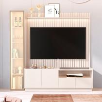 Rack com Painel para TV até 75 Polegadas com LED 100% MDF 223cmx219cm Vitoria Regia Yescasa