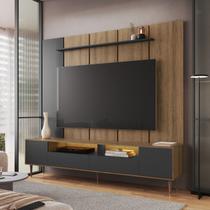 Rack com Painel para TV até 75 Polegadas com LED 200cmx186,7cm Rotterdam