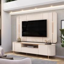 Rack com Painel para TV até 75 Polegadas LED 2 Portas 100MDF Areta DJ Móveis