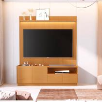 Rack com Painel para TV até 75 Polegadas MDF 187cmx219cm Bancada Vitoria Regia YesCasa