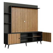 Rack com Painel para TV Retrô 2040 Até 50 Polegadas Quiditá