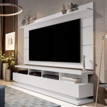 Rack com Painel para Tvs Até 70 Polegadas Vivare Branco Germai Móveis