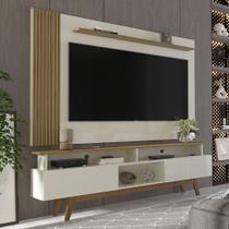 Rack com Painel Ripado para TV até 70 Polegadas 2 Gavetas Grécia 180cm Rack com Painel Ripado para TV até 70 Polegadas 2 Gavetas Grécia 180cm