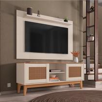 Rack com painel safira 1,35 casa d off white