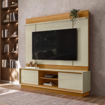Rack com Painel Siena para TV de até 75 polegadas - Cumaru Opala - Madetec Rack com Painel Siena para TV de até 75 polegadas - Cumaru Opala - Madetec