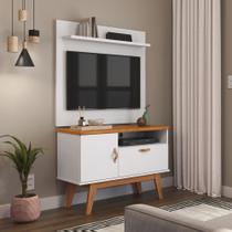 Rack Com Painel Sirius 0.9 Tv 32 Polegadas Para Sala - 3 Cores