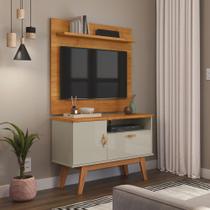 Rack Com Painel Sirius 0.9 Tv 32 Polegadas Para Sala - 3 Cores