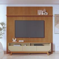 Rack com Painel Teto Para TV Até 75 Polegadas Luna Madetec