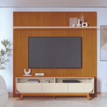 Rack com Painel Teto Para TV Até 75 Polegadas Luna Madetec