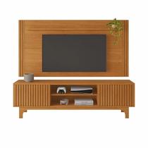 Rack Com Painel TV Até 70" Trunfo - Cinamomo - JCM Movelaria Rack Com Painel TV Até 70" Trunfo - Cinamomo - JCM Movelaria